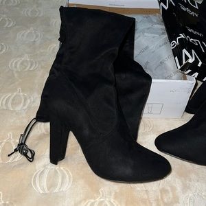 BRAND NEW Suede thigh high boots!